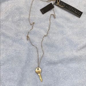 Giving Keys necklace. 17”dainty chain